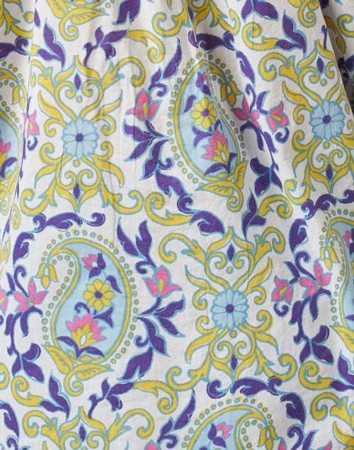 Banjanan Women's Riley Paisley Patterned Blouse with Unique Design