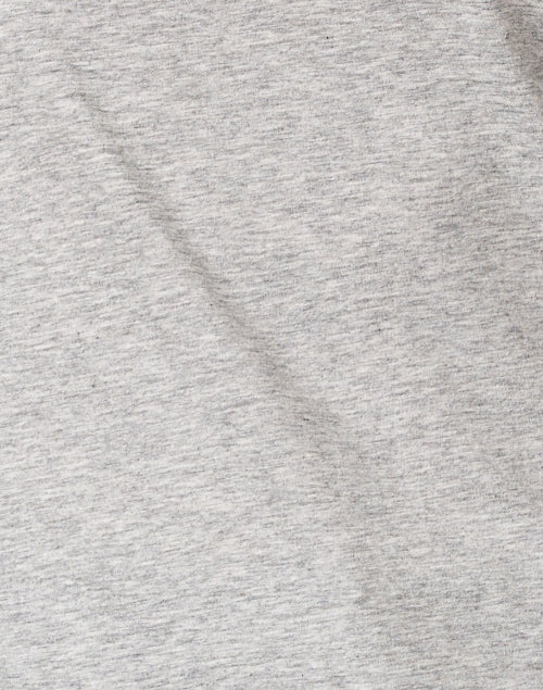 Comfortable Grey Pure Cotton Short-Sleeved Crew Neck T-Shirt