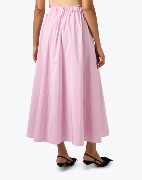 Max Mara's Pink Curvato Pleated Skirt for Comfortable Style