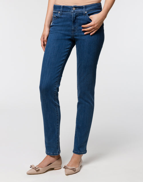 USA-Made Malibu Stretchable Mid-Weight Blue Denim Jeans