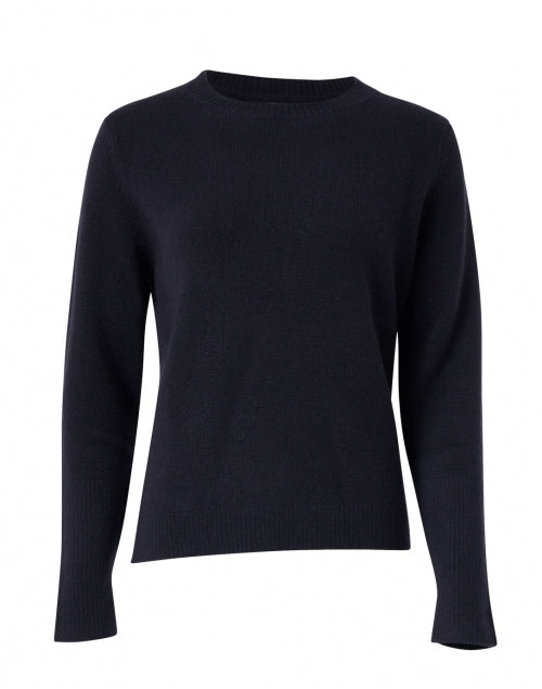 Navy Blue Must - have Cashmere Knit Sweater for Fall