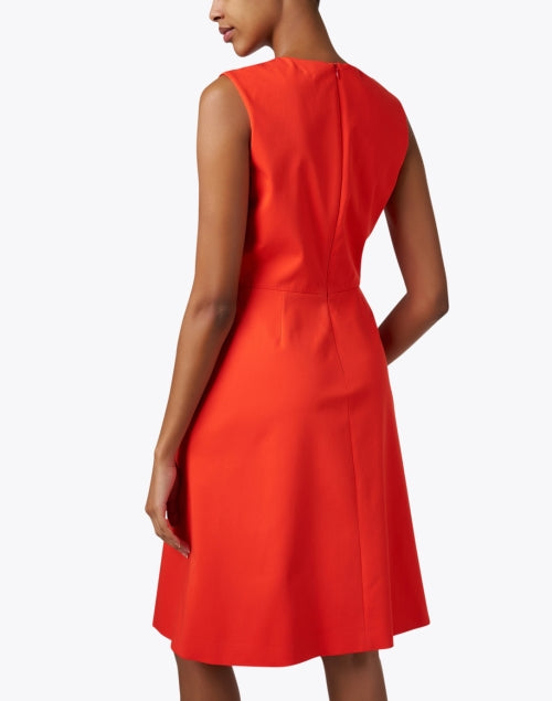 Stylish Orange Women's Sheath Dress for Various Occasions