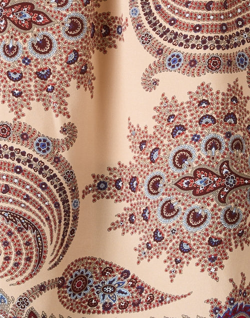 Kobi Halperin's Luxurious Bronson Silk Multi Paisley Print Women's Blouse