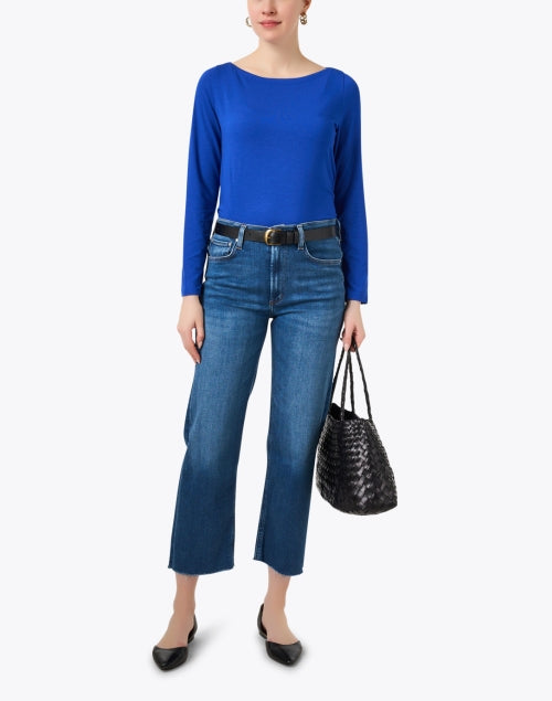 Citizens of Humanity Palma Blue Denim Straight Leg Jeans for Versatile Wear