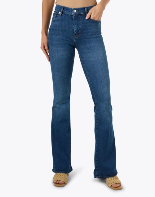 Stylish Frame Le Flare Stretch Blue Denim Jeans