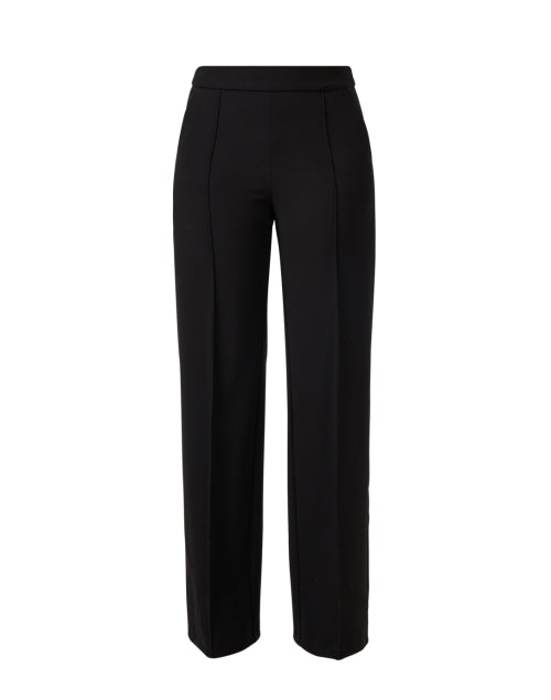 Stylish Chiara Black Stretch Pleated Work Pants