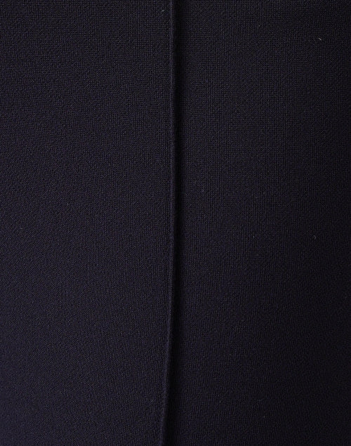 Navy Blue Stretch Cropped Flare Pull - on Pants by Chloe