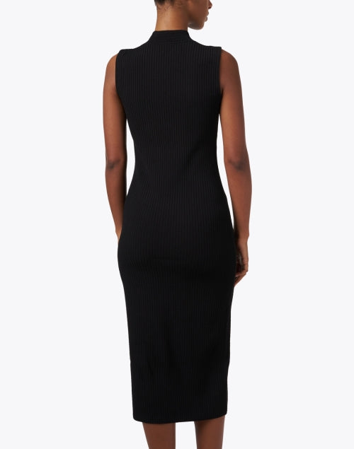Stylish Lightweight Black Knit Sheath Dress for Any Occasion