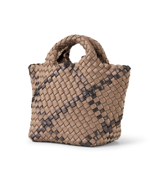 Stylish Mini St. Barths Brown Handwoven Handbag for City Girls