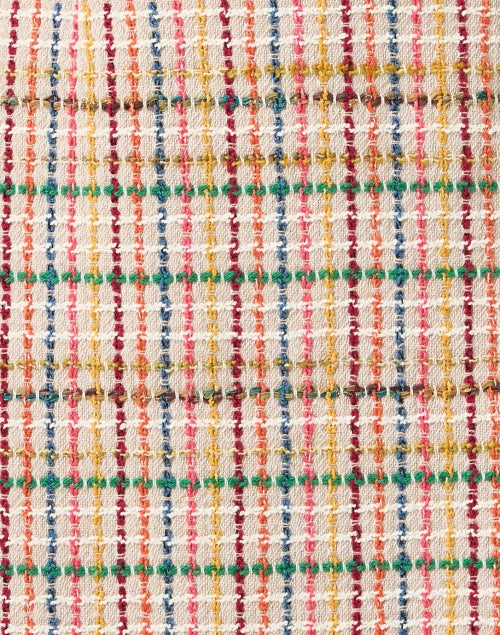 Stylish Women's Marguerite Multi - colored Tweed and Denim Mini Skirt