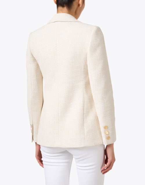 Elegant Ecru Tweed Chad Blazer for Weekday Styling