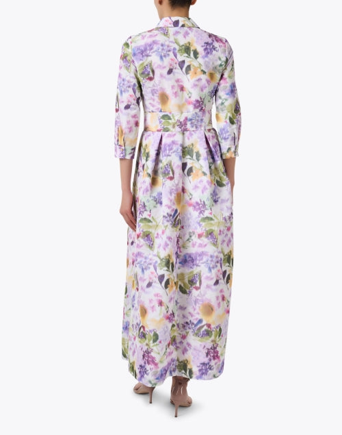 Stylish Women's Lavender Floral Printed Dress for Special Occasions