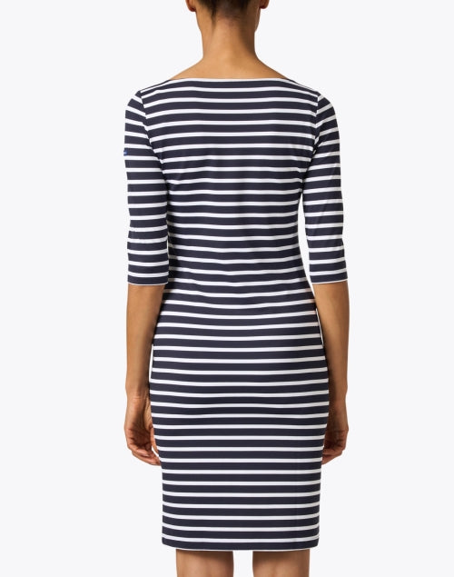 Stylish Propriano Navy and White Striped Women's Everyday Dress