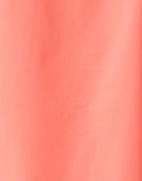 Stylish Coral-Colored Cotton Poplin Shirt for Effortless Styling