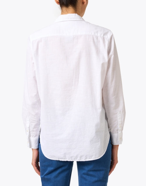 Stylish Women's Eileen White Cotton Button - Down Shirt
