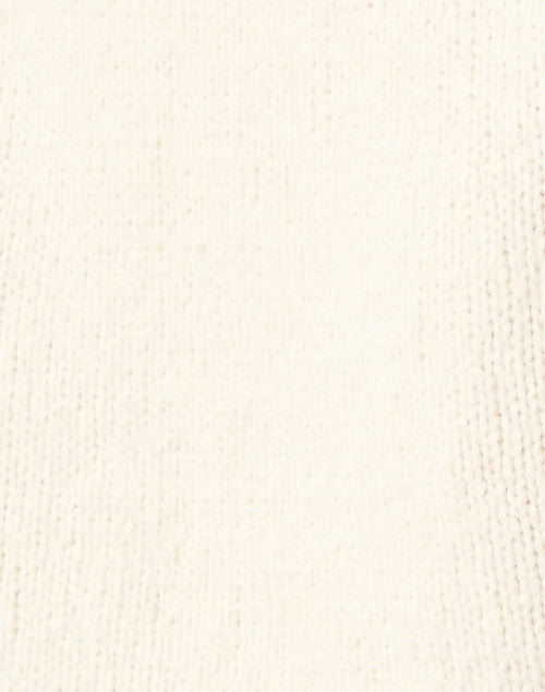 Beige Luxury Alpaca and Wool Blend Crew Neck Sweater