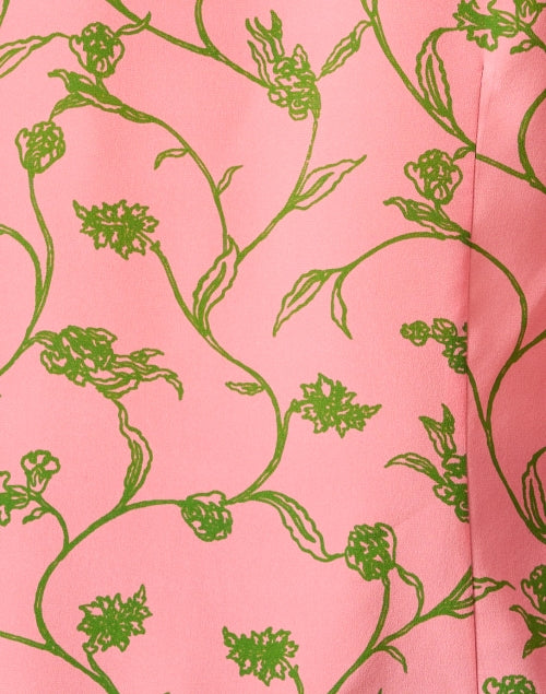 Stylish Sonya Blouse with Pink Floral Print and Puffed Sleeves